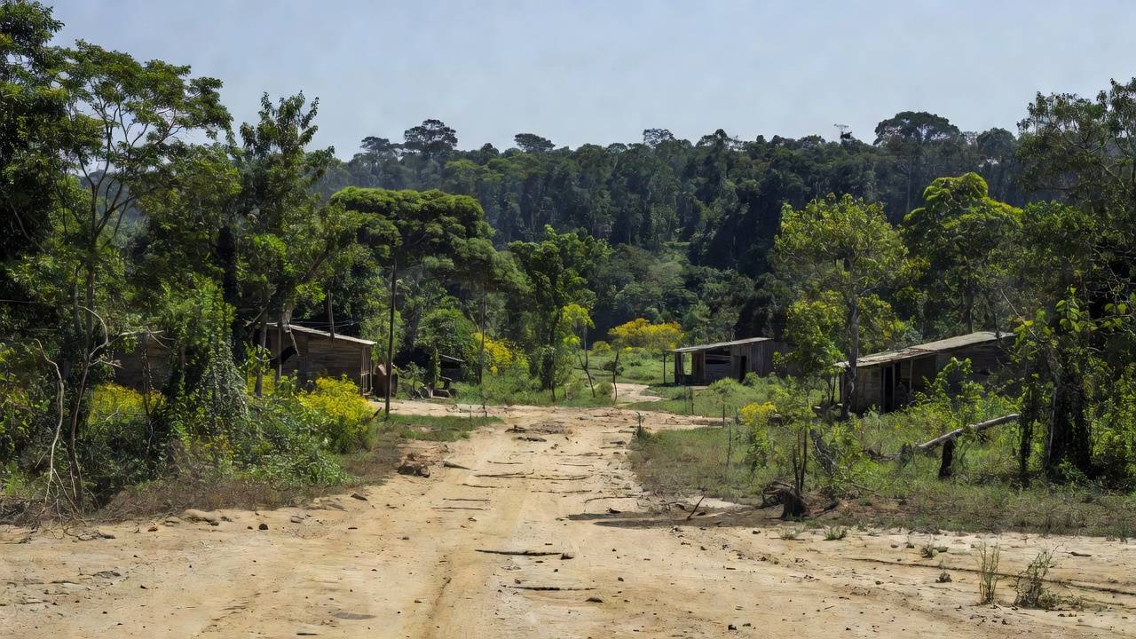Área rural de Colniza, MT, local de operação que libertou reféns