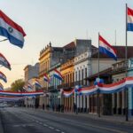 Decreto de Santiago Peña decreta feriado nacional no Paraguai após seleção passar pela Alemanha — Foto: Reprodução