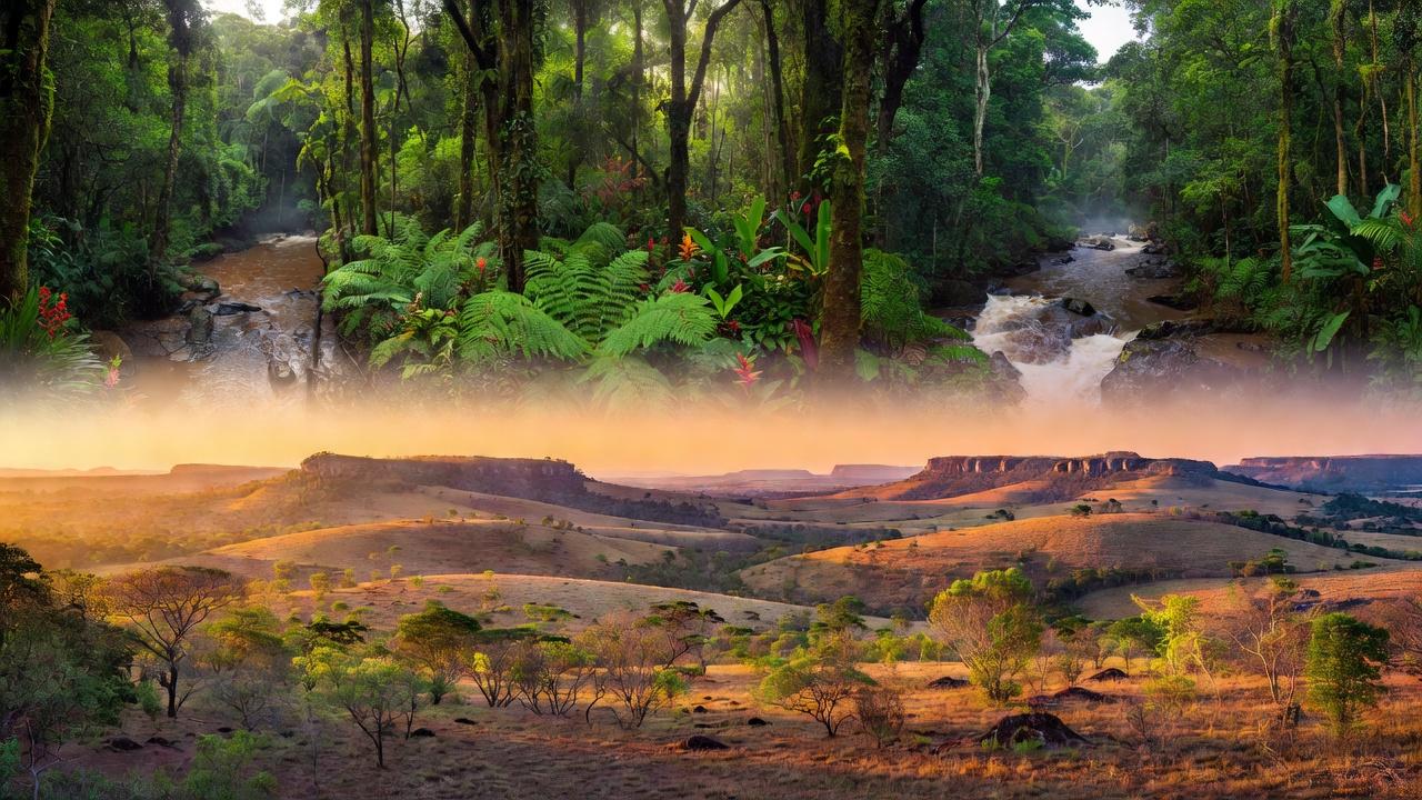 Diversidade geográfica de Rondônia do norte ao Cone Sul com florestas e rios