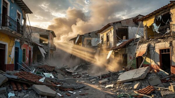 Número de mortos pelos terremotos já ultrapassou 2.200 Chile Fire Department via CNN Newsource