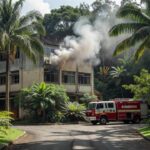 Incêndio em ar-condicionado mobiliza bombeiros no campus Unir em Rondônia