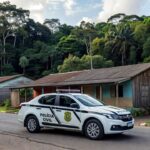 Viatura da Polícia Civil em operação em Guajará-Mirim