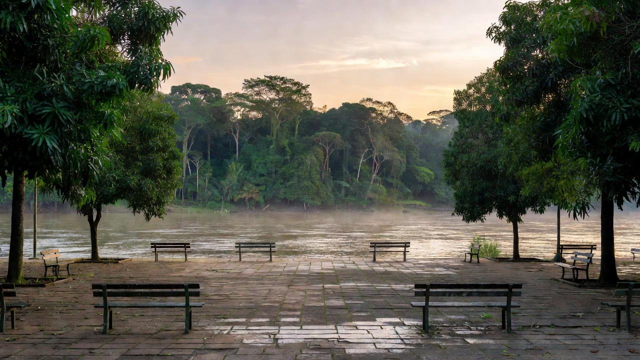 Praça em Porto Velho representando articulações políticas para eleições 2026 em Rondônia
