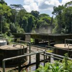 Estação de tratamento de água e esgoto em Rondônia