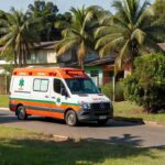 Ambulância do SAMU em Vilhena, Rondônia