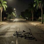 Bicicleta abandonada na Avenida Campos Sales após execução