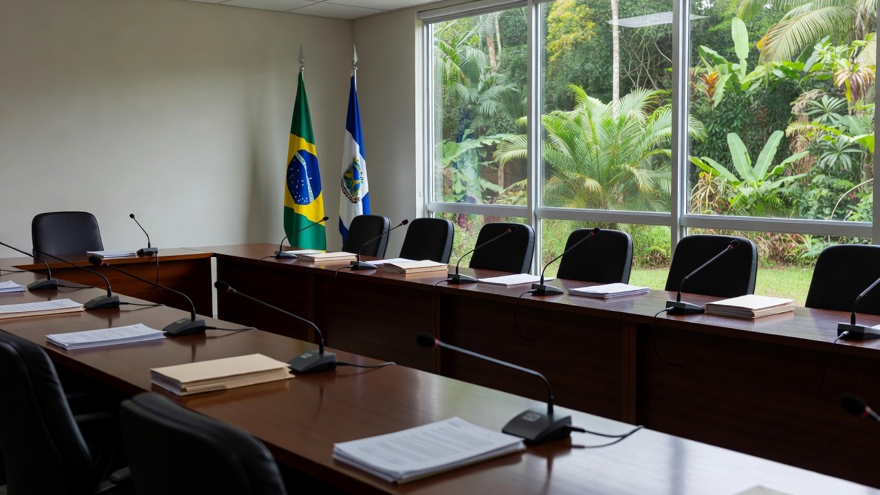 Sala de conferências em Ariquemes para encontro de agências reguladoras de Rondônia