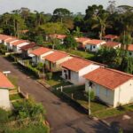 Conjunto de casas populares sorteadas em Ji-Paraná, Rondônia