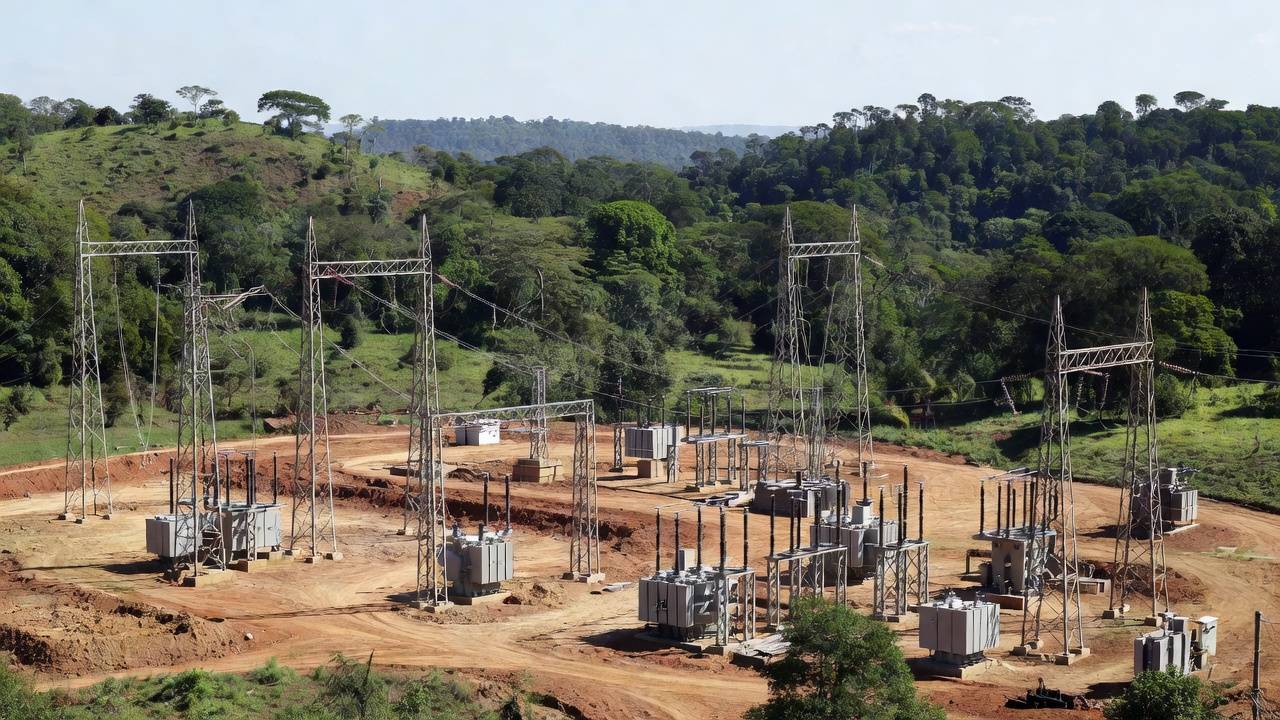 Obras de subestação e rede elétrica Energisa em Espigão do Oeste, Rondônia