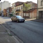 Acidente de pedestre atropelado por carro de aplicativo na Avenida Pinheiro Machado