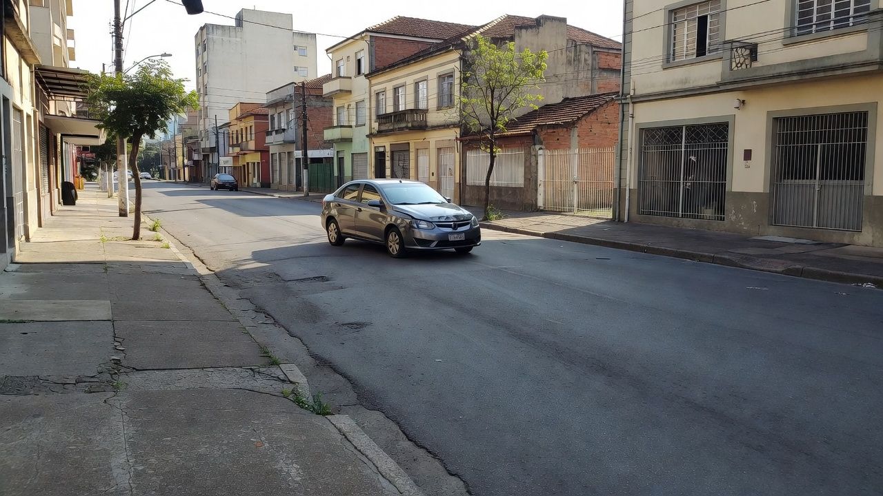 Acidente de pedestre atropelado por carro de aplicativo na Avenida Pinheiro Machado