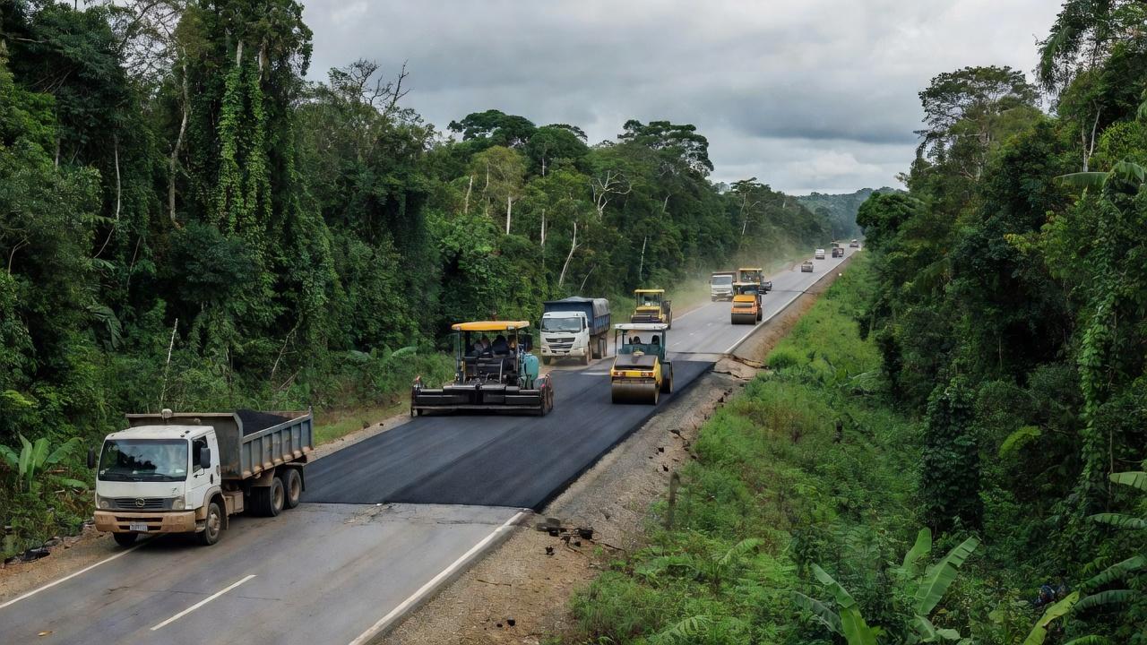 Obras de manutenção na BR-364 entre Vilhena e Porto Velho