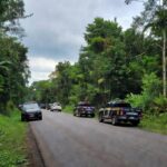 Viaturas policiais em operação contra rede de tráfico entre Guajará-Mirim e Porto Velho