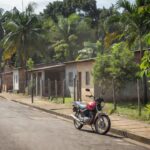 Rua no Setor 15 em Porto Velho após crime a tiros com motocicleta