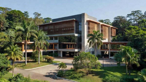 Fachada do Hospital Regional de Vilhena em Rondônia