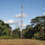 Torre de transmissão da SGC FM em Rolim de Moura na 101,5 FM