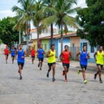 Corrida de rua com atletas em Vilhena, Rondônia
