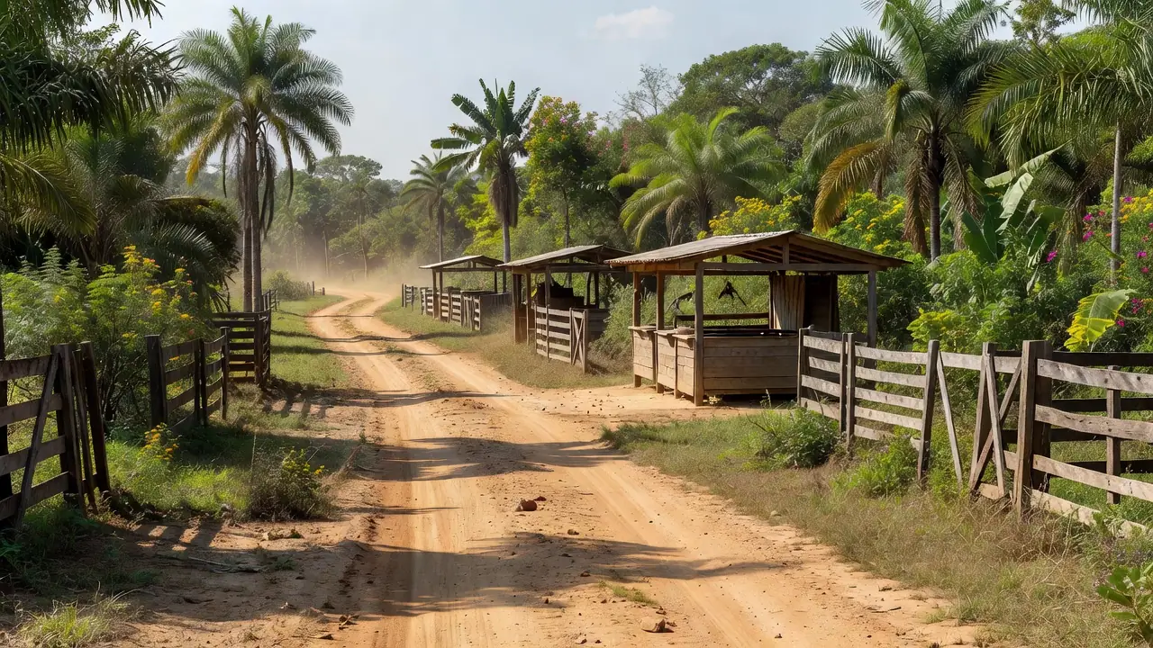 Área rural para cavalgada da Expoagro em Rolim de Moura