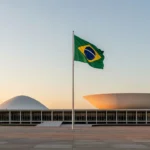 Congresso Nacional em Brasília simbolizando anúncio de não reeleição em 2026