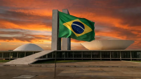 Congresso Nacional em Brasília durante corrida eleitoral ao Senado