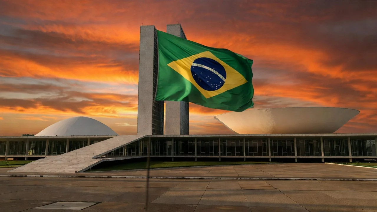 Congresso Nacional em Brasília durante corrida eleitoral ao Senado