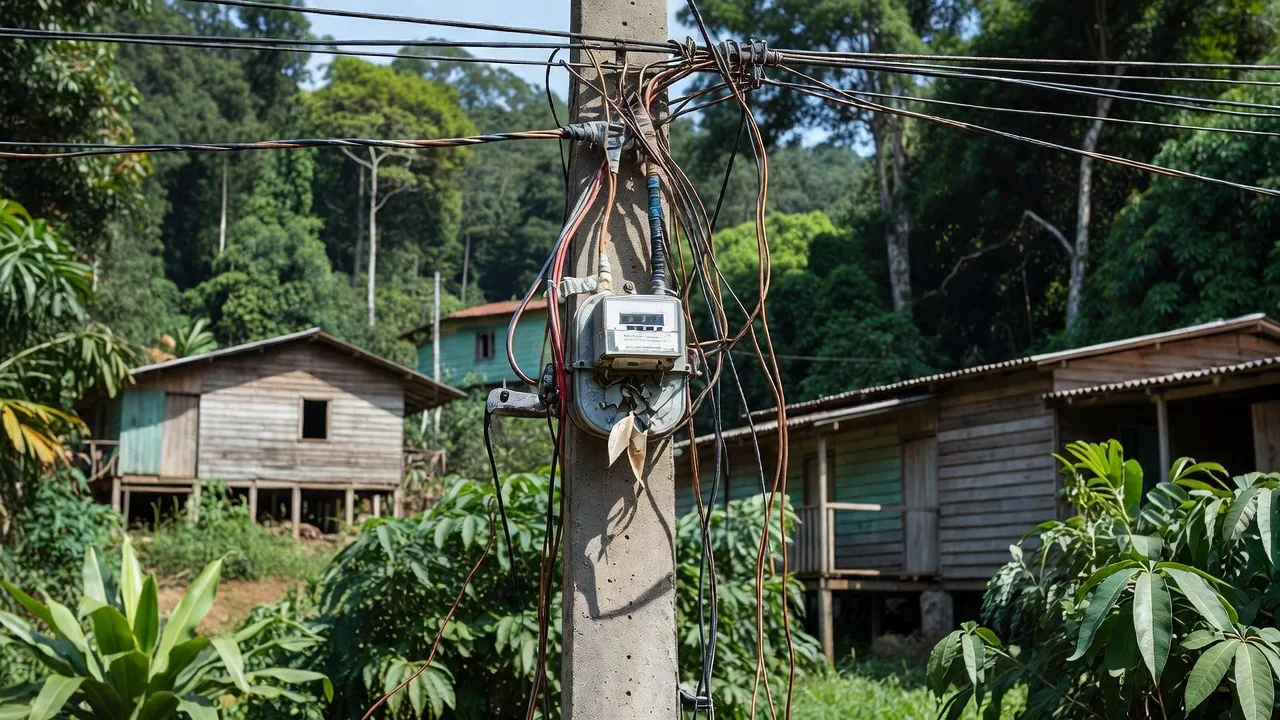 Instalação elétrica fraudulenta com medidor adulterado em Porto Velho