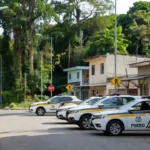 Viaturas da PM em operação na Zona Leste de Porto Velho