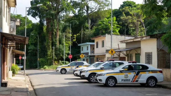Viaturas da PM em operação na Zona Leste de Porto Velho