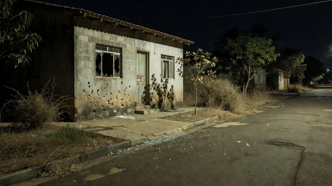 Casa atingida por tiros após briga de trânsito em Vilhena