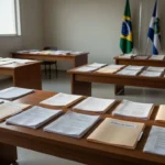 Sala de reuniões do Conselho Estadual da Mulher em Vilhena para políticas de gênero