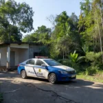 Viatura da Polícia Civil em Ariquemes para captura de foragido