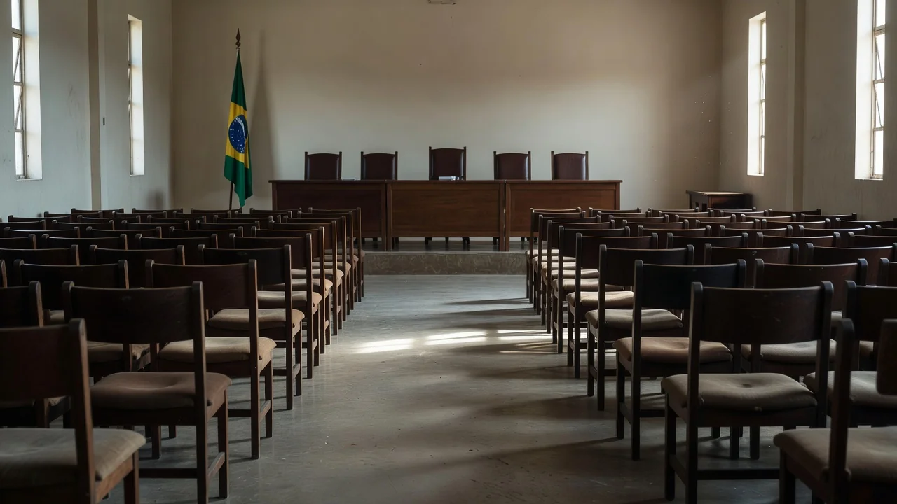 Sala de audiência pública da LDO 2027 em Pimenta Bueno