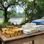 Apreensão de 1,2 tonelada de ouro e cocaína pela Polícia Federal em Guajará-Mirim