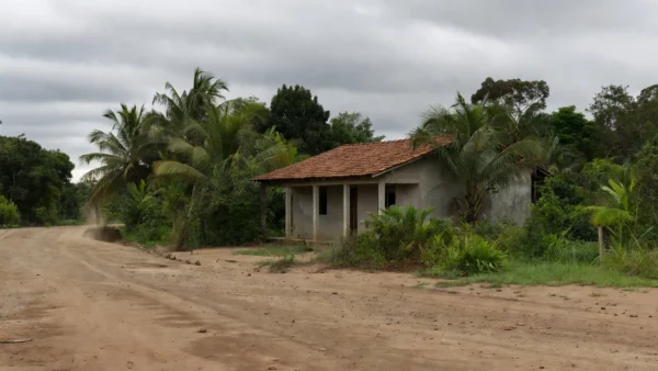 Fachada de fórum em Espigão do Oeste, Rondônia