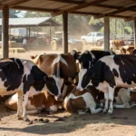 Vacas leiteiras em concurso na Expoagro de Rolim de Moura