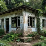 Posto de saúde materno-infantil abandonado em Rondônia