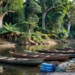 Barcos e equipamentos para indígenas em Alta Floresta D’Oeste, Rondônia
