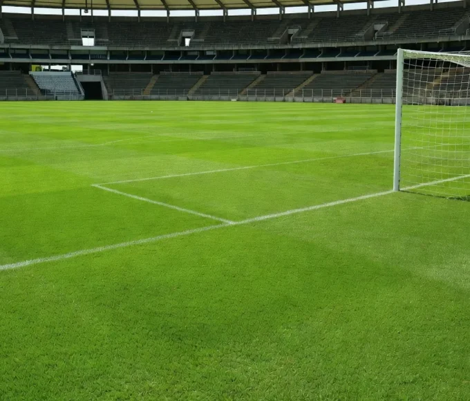 Campo de futebol feminino em estádio brasileiro, patrimônio cultural aprovado pela Câmara.