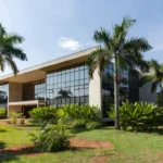 Fachada de prédio do Ministério Público em Cacoal, Rondônia