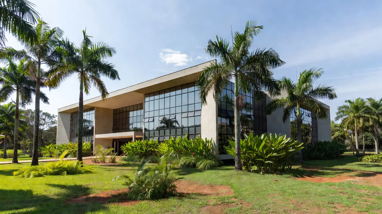 Fachada de prédio do Ministério Público em Cacoal, Rondônia