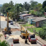 Sondagem para pavimentação na Rua Prof. Jerônimo em Porto Velho