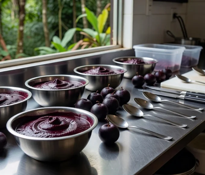 Preparação higiênica de açaí em Porto Velho com foco em boas práticas