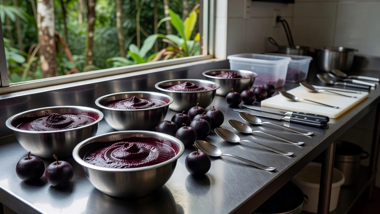 Preparação higiênica de açaí em Porto Velho com foco em boas práticas