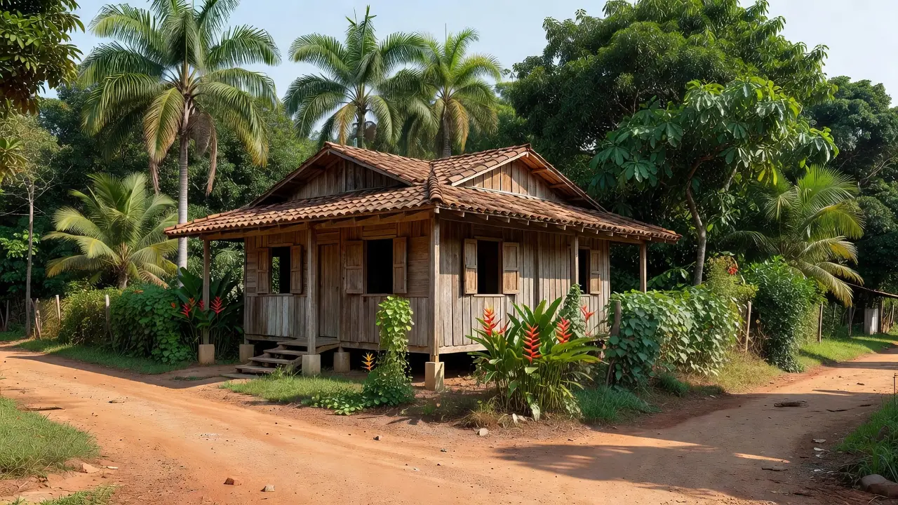 Casa residencial em Ji-Paraná, Rondônia, relacionada a caso de agressão familiar