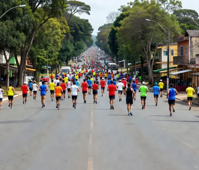 Terceira etapa da Corrida Estações 2026 com atletas em Vilhena