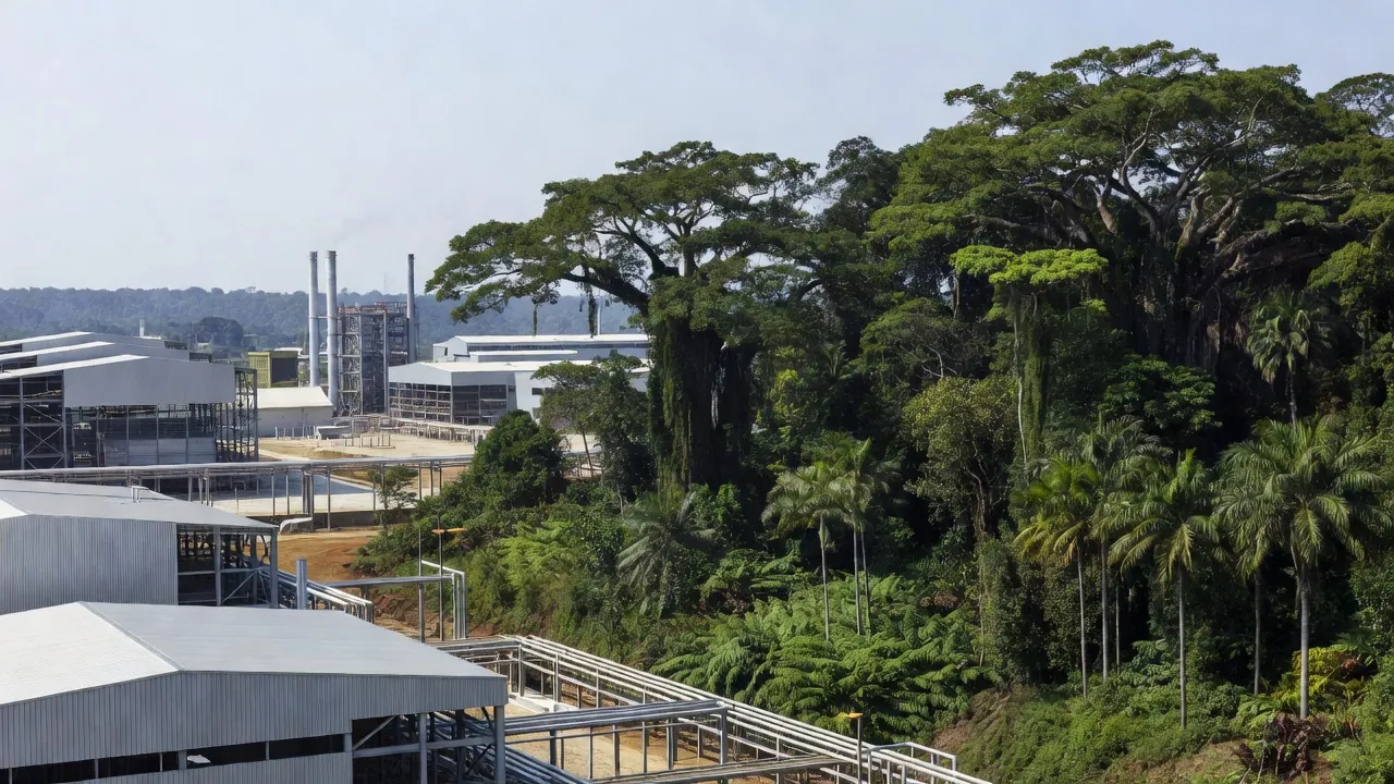 Área industrial em Rondônia representando foco em industrialização para candidatura ao Senado