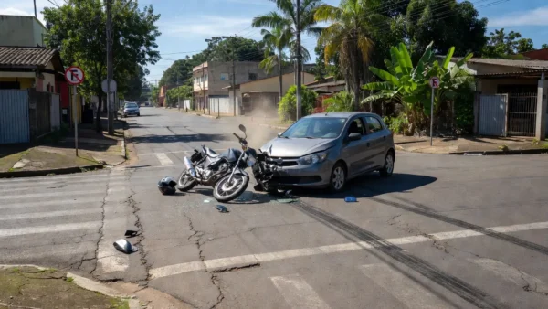 Exames de raio-X confirmaram que o jovem sofreu uma fratura no nariz, permanecendo sob cuidados médicos