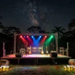 Palco do IPA Day e Rock in Rua em Vilhena, Rondônia
