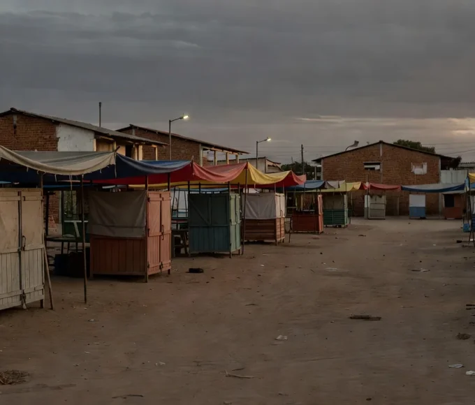 Feira vazia no Ceará após incidente com segurança