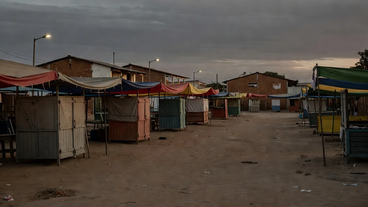 Feira vazia no Ceará após incidente com segurança
